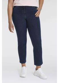 5-Pocket-Jeans KjBRAND "Jeans Betty CS R&ouml;hre", Damen, Gr. 24, K-Gr, blau (denim stoned), Denim/Jeans, Obermaterial: 87% Baumwolle, 11% Polyester, 2% Elasthan, figurbetont, Jeans 5-Pocket-Jeans, ideal bei schlanken Oberschenkeln
