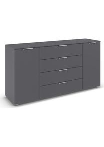 Rauch Kombikommode &raquo;Sideboard T&uuml;rkommode Schubladenkommode Kommode ASTANA&laquo; Breite 160 cm / H&ouml;he 81 cm, mit 4 Einlegeb&ouml;den, 2-t&uuml;rig, 4 ger&auml;umige 