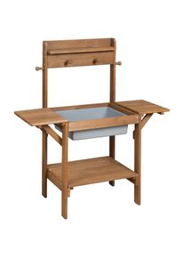 Roba Outdoor-Spielk&uuml;che &raquo;Matschk&uuml;che MIDI&laquo; braun