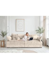 Home Affaire Big-Sofa &raquo;Casa, Breite 190 cm&laquo; Mega-Sofa, in Cord oder Chenille-Struktur w&auml;hlbar, mit Federkern