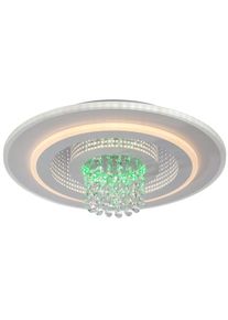 JUST LIGHT LED Deckenleuchte &raquo;TOLAGO&laquo; LED-Board 1 Stk. warmwei&szlig; - kaltwei&szlig; CCT+RGB, stufenlos dimmbar, separat steuerbar, IR-FB., Memoryfunktion