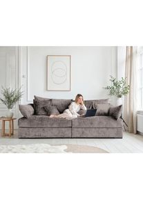Home Affaire Big-Sofa &raquo;Casa, Breite 247 cm&laquo; Mega-Sofa, Cord oder Chenille-Struktur w&auml;hlbar, mit Federkern!