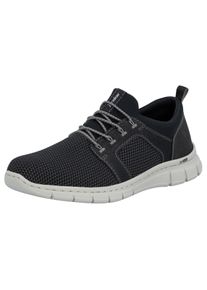 Slip-On Sneaker Rieker, Herren, Gr. 46, schwarz, Lederimitat, Textil, Schuhe Slip-On Sneaker, Schlupfschuh, Halbschuh, Freizeitschuh mit Gummizug, zum Schlupfen