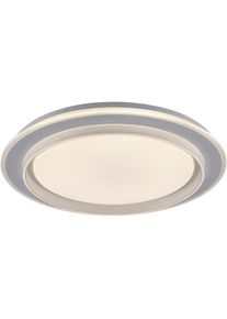 JUST LIGHT LED Deckenleuchte &raquo;LAGO&laquo; LED-Board 1 Stk. warmwei&szlig; - kaltwei&szlig; CCT-Farbtemperatursteuerung, Infrarot-FB, Stufenlos dimmbar, Memory