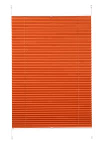 Plissee K-home "Siena" Gr. 4, orange (terra), B:70cm H:130cm, Obermaterial: 100% Polyester, Plissees, Plissee
