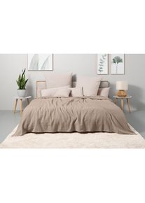 OTTO home Tagesdecke &raquo;Mira&laquo; leichte Tagesdecke aus 100% Baumwolle, uni &Uuml;berwurf, ohne F&uuml;llung