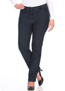 Stretch-Jeans KjBRAND "Betty CS Denim Stretch", Damen, Gr. 52 (26), K-Gr, blau (dunkelblau), Denim/Jeans, Obermaterial: 85% Baumwolle, 13% Polyester, 2% Elasthan, unifarben, lang, Jeans Stretch-Jeans, mit Stretch