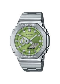 Casio G-SHOCK Chronograph Quarzuhr Armbanduhr,Herren,digital,bis 20bar wasserd.,Edelstahlarmband