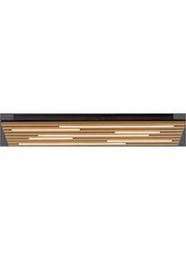 JUST LIGHT LED Deckenleuchte &raquo;AKUSTIK&laquo; LED-Board 1 Stk. Warmwei&szlig; Akustikpaneel mit Echtholzfurnier: Eiche