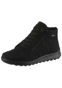 Schn&uuml;rboots Ara "TORONTO", Damen, Gr. 6 (39), schwarz, Velourslederimitat, unifarben, Schuhe Schn&uuml;rboots, Snowboots, Winterstiefel mit Gore-Tex und Weite sehr weit