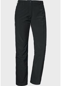 Sch&ouml;ffel Outdoorhose SCH&Ouml;FFEL "Pants Engadin1 Warm L", Damen, Gr. 24, Kurzgr&ouml;&szlig;en, schwarz (9990, schwarz), Oberstoff: 89% Nylon, 11% Elasthan. Futter: 100% Polyester, Hosen Outdoorhose