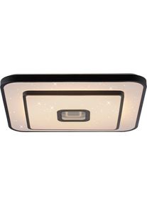 JUST LIGHT LED Deckenleuchte &raquo;TURANUS&laquo; LED-Board 1 Stk. Warmwei&szlig; Starry-Cover