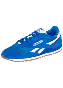 Sneaker Reebok CLASSIC "CLASSIC AZ", Damen, Gr. 40,5, optimum blau, optimum blau, frosted berry, Leder, Synthetik, Textil, Schuhe Sneaker