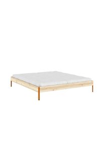 Karup Design Bettgestell &raquo;CORE BED Bodenbett, Holzrahmen, Futonbett, Jugendbett, Holzbett&laquo; Massivholzbett mit Lattenrost, Kiefer massiv, Doppelbett 