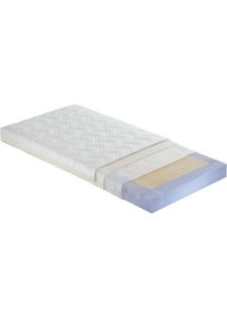 Paidi Babymatratze &raquo;AIRWELL 200, 70x140cm, Kaltschaum Kindermatratze&laquo; 10 cm hoch mittlere Stauchh&auml;rte, 95&deg;C waschbarer Bezug in Wei&szlig;, 1 Stk. tlg. Top 