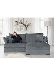 Home Affaire Ecksofa &raquo;Casa XL L-Form, Breite 190 cm&laquo; Mega-Sofa, Cord oder Chenille-Struktur w&auml;hlbar, mit Federkern!