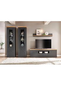 OTTO home Wohnwand &raquo;Westminster TOPSELLER!&laquo; Set, 2 Vitrinen, Lowboard, Wandregal, 4 Stk. tlg.