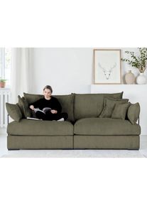 Home Affaire Big-Sofa &raquo;Casa, Breite 190 cm&laquo; Mega-Sofa, in Cord oder Chenille-Struktur w&auml;hlbar, mit Federkern