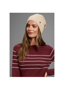 Laura Scott Beanie mit modischen Rippenabschl&uuml;ssen - NEW