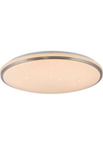 JUST LIGHT LED Deckenleuchte &raquo;KYLE&laquo; LED-Board 1 Stk. Warmwei&szlig; 3-Stufen Dimmer (100%-50%-10%) Starrysky, Memoryfunktion