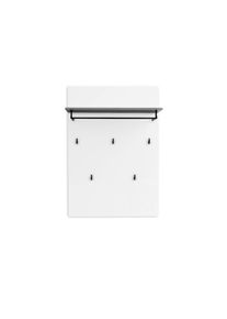 Home Affaire Garderobenpaneel &raquo;ATRIUM, Garderobenleiste, Wanpaneel, Wandgarderobe, Hochglanz lackiert&laquo; 1 Stk. tlg. Ma&szlig;e (B/T/H):ca. 80/25/115 cm, mit 