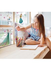 Komar Fensterbild &raquo;Fenstersticker - Frozen Flower - Gr&ouml;&szlig;e 30 x 30 cm&laquo; 37 x 30 cm, 2 Bogen