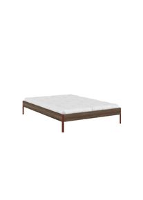 Karup Design Bettgestell &raquo;CORE BED Bodenbett, Holzrahmen, Futonbett, Jugendbett, Holzbett&laquo; Massivholzbett mit Lattenrost, Kiefer massiv, Doppelbett 