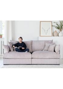 Home Affaire Big-Sofa &raquo;Casa, Breite 247 cm&laquo; Mega-Sofa, Cord oder Chenille-Struktur w&auml;hlbar, mit Federkern!