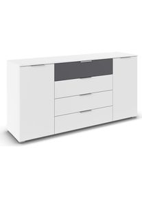 Rauch Kombikommode &raquo;Sideboard T&uuml;rkommode Schubladenkommode Kommode ASTANA&laquo; Breite 160 cm / H&ouml;he 81 cm, mit 4 Einlegeb&ouml;den, 2-t&uuml;rig, 4 ger&auml;umige 