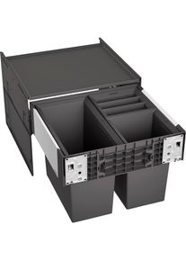 Blanco M&uuml;lltrennsystem &raquo;Select II 50/3&laquo; 3 Beh&auml;lter Kunststoff, Stahlblech, 500 mm Untermass