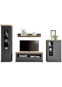 OTTO home Wohnwand &raquo;Westminster TOPSELLER!&laquo; Set, Vitrine, Lowboard, Kommode, Wandregal, 4 Stk. tlg.