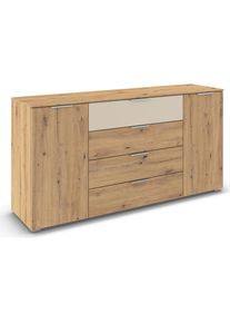 Rauch Kombikommode &raquo;Sideboard T&uuml;rkommode Schubladenkommode Kommode ASTANA&laquo; Breite 160 cm / H&ouml;he 81 cm, mit 4 Einlegeb&ouml;den, 2-t&uuml;rig, 4 ger&auml;umige 
