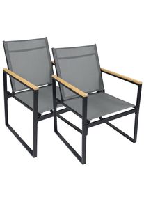 Vcm Gartenstuhl &raquo; 4-tlg. Set Gartenstuhl Loungestuhl bietet hohen Sitzkomfort Ma&szlig;e ca. H. 83 x B. 54 x T. 65 cm Gartenst&uuml;hle Gartenm&ouml;bel&laquo; () 4 Stk.