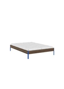 Karup Design Bettgestell &raquo;CORE BED Bodenbett, Holzrahmen, Futonbett, Jugendbett, Holzbett&laquo; Massivholzbett mit Lattenrost, Kiefer massiv, Doppelbett 