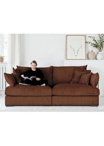 Home Affaire Big-Sofa &raquo;Casa, Breite 247 cm&laquo; Mega-Sofa, Cord oder Chenille-Struktur w&auml;hlbar, mit Federkern!