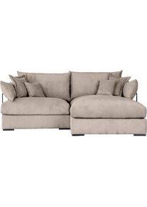 Home Affaire Ecksofa &raquo;Casa XL L-Form, Breite 190 cm&laquo; Mega-Sofa, Cord oder Chenille-Struktur w&auml;hlbar, mit Federkern!