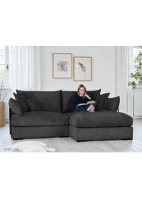 Home Affaire Ecksofa &raquo;Casa XXL L-Form, Breite 247 cm&laquo; Mega-Sofa, Cord oder Chenille-Struktur w&auml;hlbar, mit Federkern!