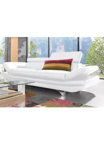 COTTA Polstergarnitur &raquo;Enterprise&laquo; Set, Set bestehend aus: 2-Sitzer mit Kopfteilverstellung & Hocker