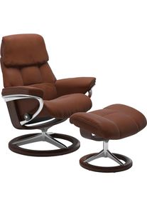stressless Relaxsessel &raquo;Ruby&laquo; mit Signature Base, Gr&ouml;&szlig;e L, Gestell Eiche, Wenge, Braun & Schwarz