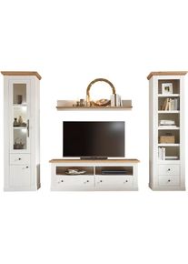 OTTO home Wohnwand &raquo;Westminster TOPSELLER!&laquo; Set, Vitrine, Lowboard, Standregal, Wandregal, 4 Stk. tlg.