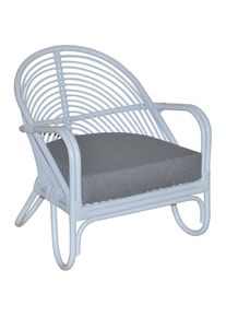 HOFMANN LIVING AND MORE Loungesessel Inklusive extra stark gepolsterten Sitzkissen, 1 Stk. tlg. Handgeflochten