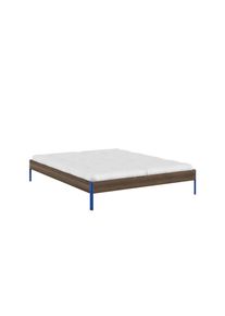 Karup Design Bettgestell &raquo;CORE BED Bodenbett, Holzrahmen, Futonbett, Jugendbett, Holzbett&laquo; Massivholzbett mit Lattenrost, Kiefer massiv, Doppelbett 