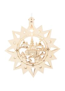 SAICO Original LED Fensterbild &raquo;Seiffener Kirche, inkl. LED-Leuchtmittel, warmwei&szlig;&laquo; E14 BxHxT: 30x32,5x4,5 cm