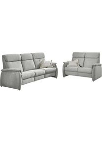 Home Affaire Polstergarnitur &raquo;Turin, 2,5- & 3-Sitzer mit elektrischer Relaxfunktion&laquo; Set, 3-Sitzer mit Tischelement inkl. USB-Ladestation & Steckdose,