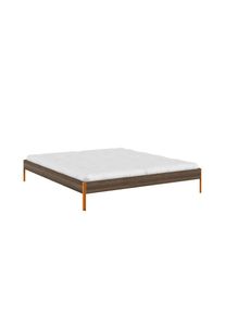 Karup Design Bettgestell &raquo;CORE BED Bodenbett, Holzrahmen, Futonbett, Jugendbett, Holzbett&laquo; Massivholzbett mit Lattenrost, Kiefer massiv, Doppelbett 