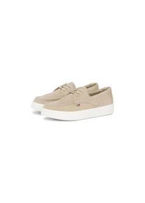 Tommy Hilfiger Bootsschuh &raquo;CASUAL SUEDE STITCH TOE HYBRID&laquo; Schn&uuml;rschuh, Halbschuh, Freizeitschuh mit abgesteppter Ziernaht