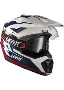 Leatt Adventure 7.5 V26 Royal, kask przygodowy , kolor: Biały/Niebieski/Czerwony , rozmiar: XL