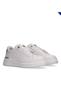 Tommy Hilfiger Plateausneaker Trendy Schn&uuml;rschuh, Halbschuh, Schn&uuml;rschuh mit Plateausohle