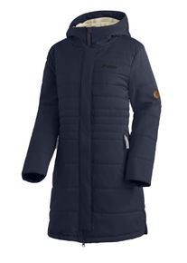 Winterjacke Maier Sports "LAERKE 2.0", Damen, Gr. 48, blau (dunkelblau), 100% Polyester, regular fit, Jacken Winterjacke, Damen Mantel, atmungsaktiver Wintermantel mit Kapuze, wasserdicht, Topseller