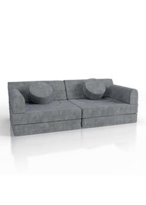 Juskys Designer modul&aacute;ris gyerekkanap&eacute; 150 cm zs&aacute;lya z&ouml;ld